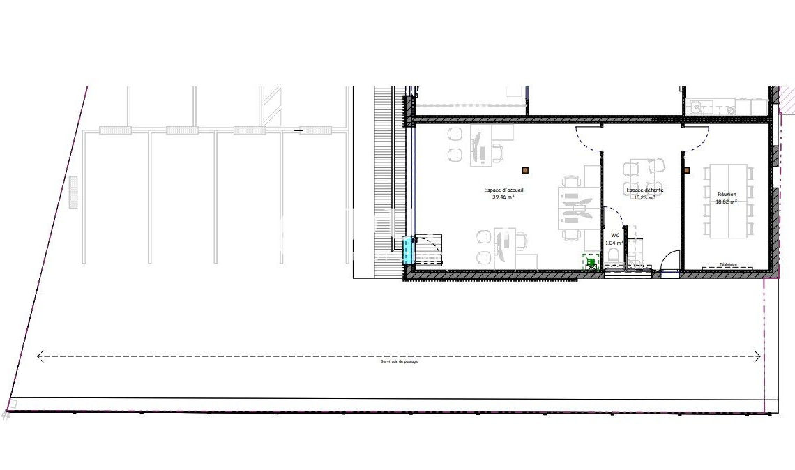 Louer Local commercial Local commercial, Les Achards 75 m2 - LP2321-DURET